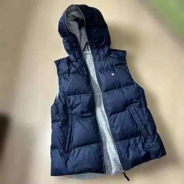 네이비 다운 베스트 그레이 후드 부착 자켓 아놀드 파머