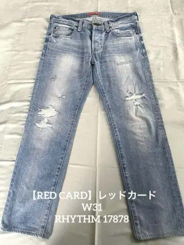 [ RED CARD ] 레드카드 W31 17878 슬림 테이퍼트 데님