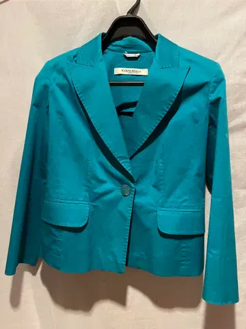 MARINA RINALDI 마리나 리날디 자켓 터콰이즈 블루