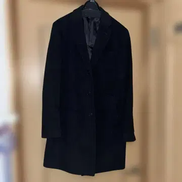 유나이티드 애로우즈 블랙 체스터 코트