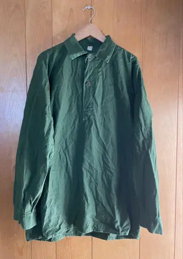 스웨덴군 M55 풀오버 셔츠 밀리터리 그린 size39