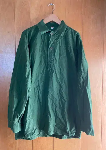 스웨덴군 M55 풀오버 셔츠 밀리터리 그린 size39