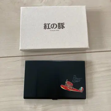 붉은 돼지 명함지갑