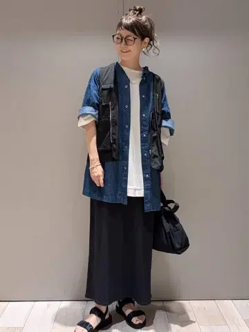 LEPSIM*렙심*와플 내로우 스커트