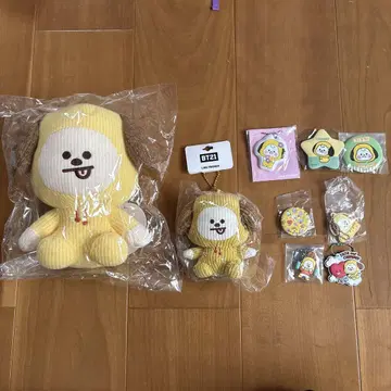 BTS BT21 치미 니트 코듀로이 봉제 인형 chimmy 2점