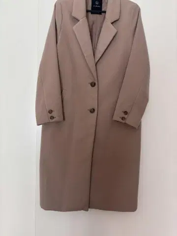 [ Wcloset ] 옅은 브라운 롱 코트