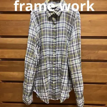 frame work 체크 셔츠 프레임워크 심플리시떼