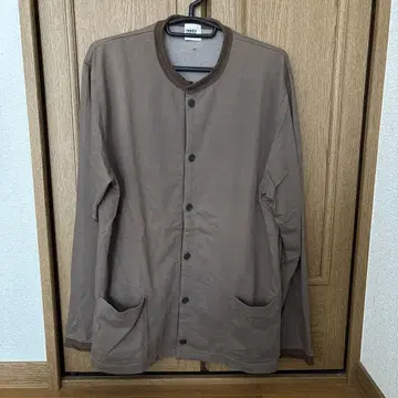 TAKEO KIKUCHI 브라운 긴팔 가디건