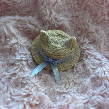 미니 브라이스 고양이 귀 밀짚모자 인기 해외 작가님