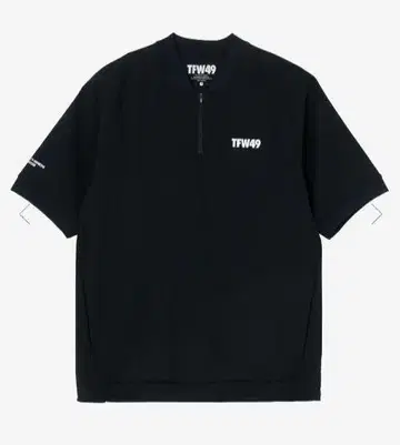 TFW49 하프 집 스웨트 S/S 크루