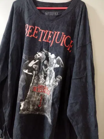 Beetlejuice 그래픽 T셔츠 XL 중고 새상품급