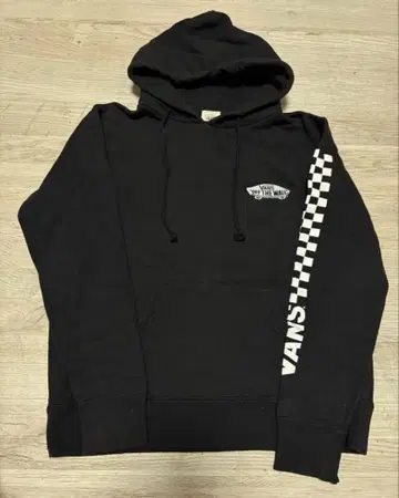 VANS 반스 후드티 올드 스케이트 체커보드 패턴