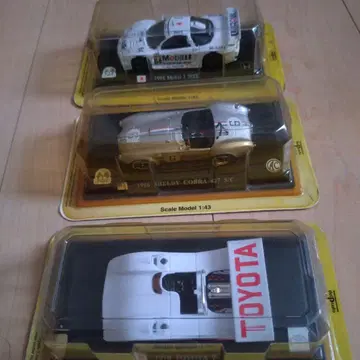 3대 세트 Mobil 1 NSX, TOYOTA, SHELBY COBRA