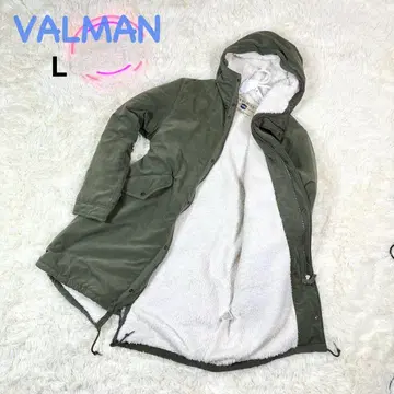 VALMAN 플리스 라이닝 충전솜 모즈 코트 L