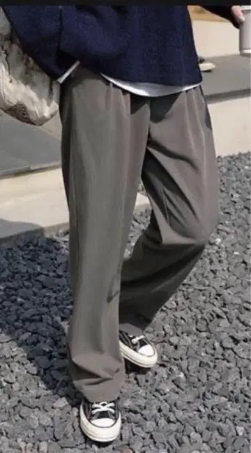 FASHIRU 턱 와이드 팬츠 L size