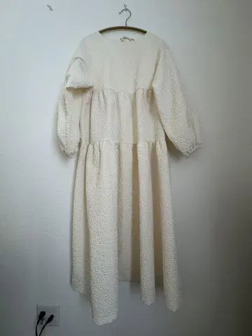 FREAK'S STORE 아이보리 자카드 티어드 원피스 F