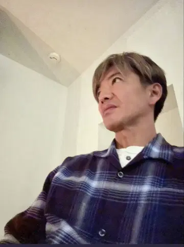 코튼 레이온 체크 셔츠