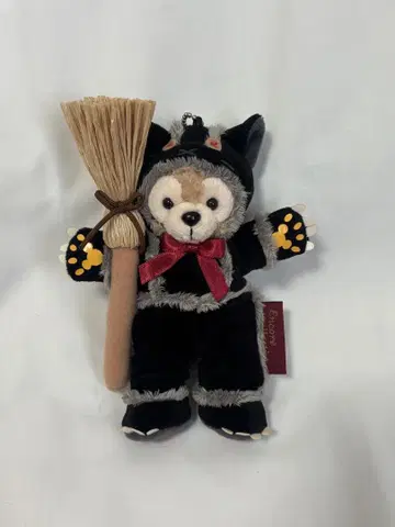 더피 할로윈 복각 검은 고양이 인형 배지