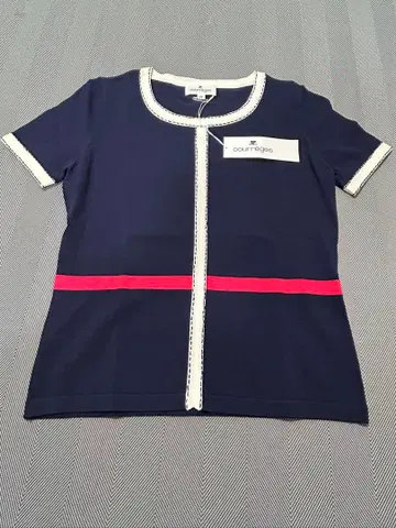 쿠레쥬 네이비 반팔 셔츠 38