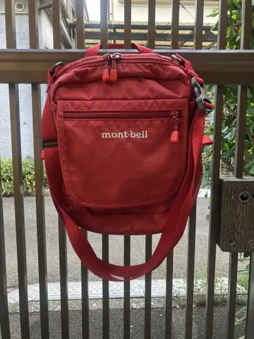 mont-bell 숄더백 레드
