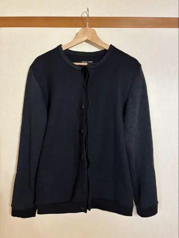 Frank leder 울 셔츠 가디건