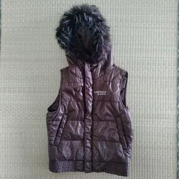 AIRWALK 후드 부착 다운 베스트 130