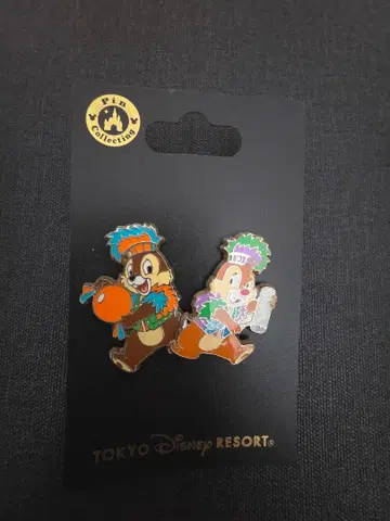 칩 앤 데일 핀 배지 미사용