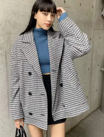EMODA 미디 더블 코트 에모다 코트