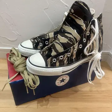 귀한 데드스탁! Converse 카모플라쥬 타이거 카모 일본제 US8.5