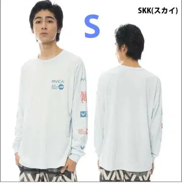 RVCA 루카 롱T 상의 로고T BC041-057 BC04105