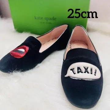 kate spade 택시 자수 플랫슈즈 25cm
