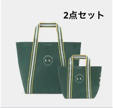 내셔널린넨 x 안야 힌드마치 에코백 미니&라지 세트