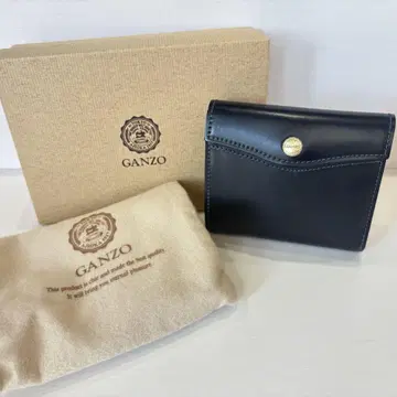 중고/롯폰기 한정판 GANZO 쉘 코도반 BOX 코인 지갑