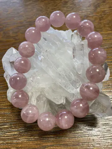 로즈쿼츠 12mm 빅볼 팔찌
