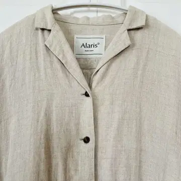 [일본제] Alaris 아라리스 린넨 셔츠 원피스 루즈핏 겉옷