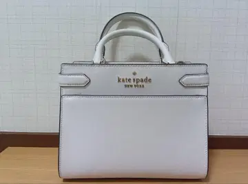 케이트 스페이드 화이트 핸드백