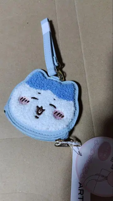 하치와레 얼굴 사가라 미니 파우치