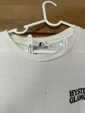HYSTERIC GLAMOUR T셔츠 S 화이트