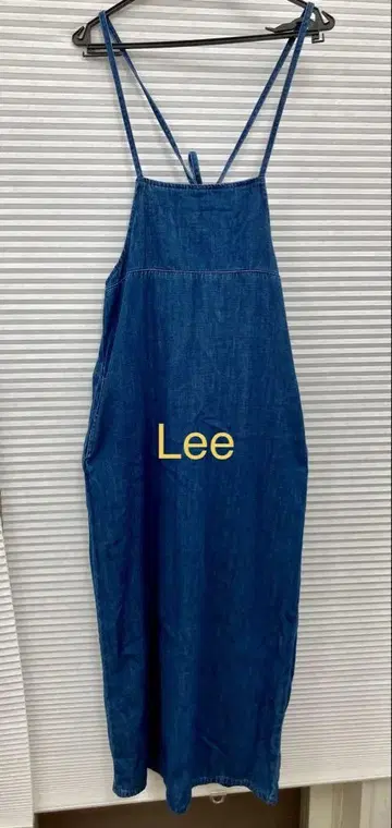 Lee 얇은 소재 원피스형 롱 스커트