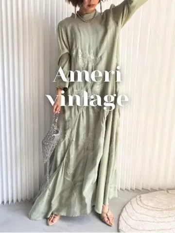 Ameri vintage 2WAY FLOWER GARDEN DRESS
