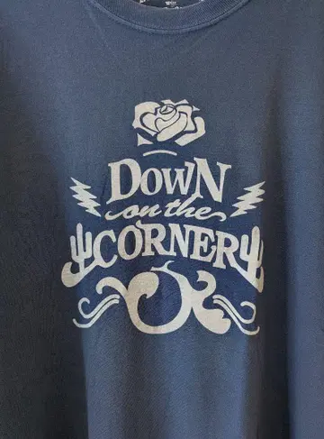 Down on the Corner 반팔T셔츠 다크 블루
