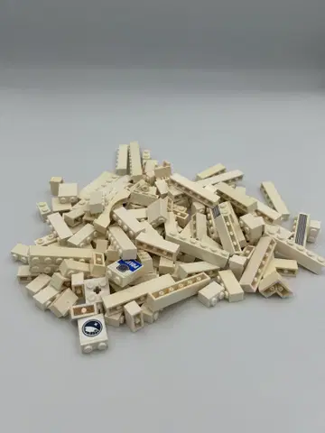 LEGO (레고) 부품 블록 정품 흰색 화이트 185그램