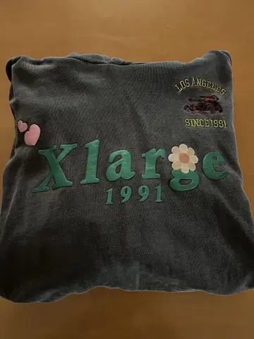 Xlarge 그레이 후드티