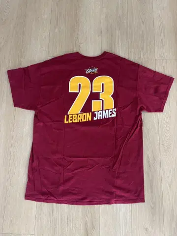 NBA 캐벌리어스 르브론 제임스 보르도 티셔츠