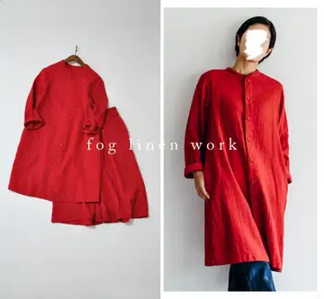 fog linen work 울 린넨 원피스 큐롯 팬츠 세트