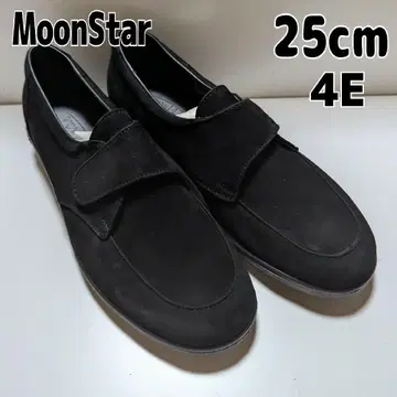새상품 미사용 MoonStar 여성용 스웨이드 신발 25 블랙 4E