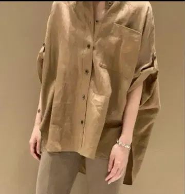 프리미에 아롱디스망 린넨 돌먼 셔츠 36