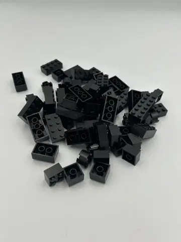 LEGO (레고) 부품 블록 정품 블랙 117그램