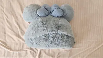미니 마우스 담요 판초