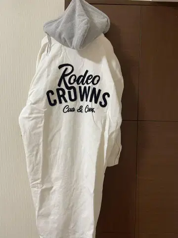 RODEO CROWNS 후드 부착 롱 셔츠